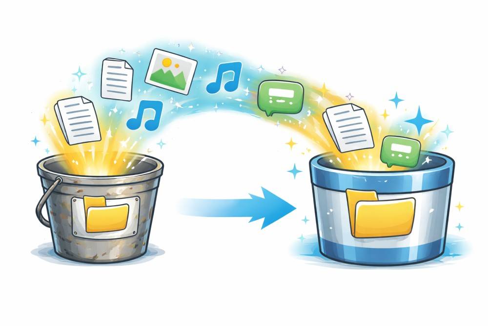 Umzugshelfer – Vorhandene Daten übernehmen